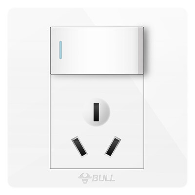 

Bull BULL switch socket G07 series 16A high power with switch socket 86 type panel G07E204A white