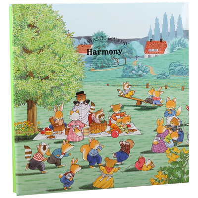 

NCL Nakabayashi happy village green Japanese import cartoon album DIY plastic film affixed album album LF-315-1