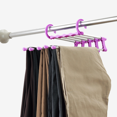 

【Jingdong Supermarket】 【Bao You Ni】 magic pants rack multi-layer pants storage rack hanging rack DQ-0825