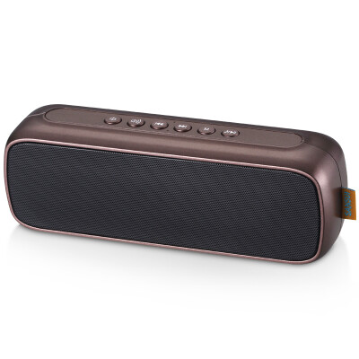 

Landscape (SANSUI) T16 wireless Bluetooth speaker phone portable small audio radio card subwoofer computer small steel gun brown