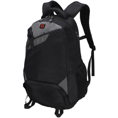 

SVVISSGEM backpack wear-resistant business casual shoulder laptop backpack 146-inch male&female students bag SA-9393III black