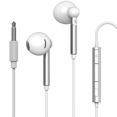 

Cool Coolpad original mobile phone headset three key wire with wheat milo oppo Meizu Andrews Universal stereo heavy bass earrings silver