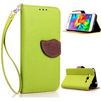 

Green Design PU Leather Flip Cover Wallet Card Holder Case for Samsung Galaxy Alpha/G850