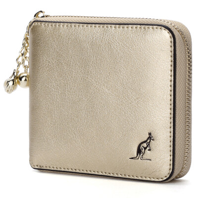 

L'ALPINA / Alpina kangaroo wallet wallet wallet short purse small wallet carrying bag card girl 662131001 gold