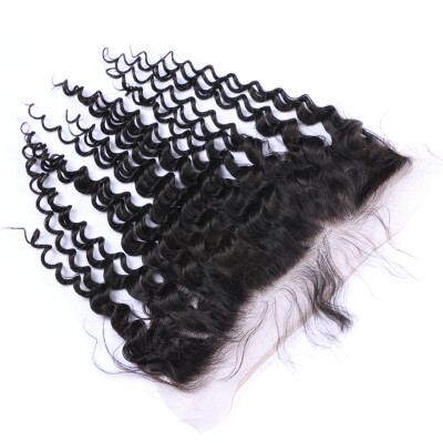 

Lace Frontal Closure Brazilian Virgin Hair Curly Lace Frontal with Baby Hair 13*4 Lace Frontal Closures