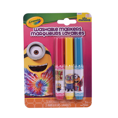 

Painted music Crayola small yellow band shape 3-color short rod thick water pencil 58-5208