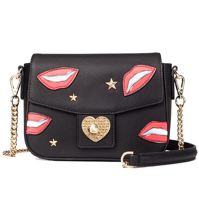 

ONLY Europe&the United States fashion personality trend shoulder hand bag -1880116 black