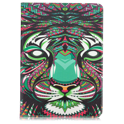 

Tiger Style Embossing Classic Flip Cover with Stand Function and Credit Card Slot for iPad Pro 9.7/iPad Air 3