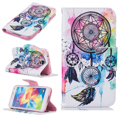

Дизайн Dreamcatcher Дизайн Кожа PU флип крышку Кошелек Карты Держатель чехол для SAMSUNG GALAXY S5