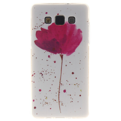 

Purple orchid Pattern Soft Thin TPU Rubber Silicone Gel Case Cover for SAMSUNG GALAXY A3
