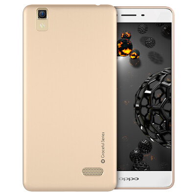 

Cool Le Feng OPPOR7 корпус корпуса корпуса силиконовая мягкая оболочка / всеохватывающая оболочка для защиты от столкновения для oppo r7 Серия Earl - золото