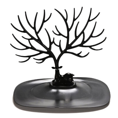 

Retro Bird Tree Stand Jewelry Earrings Necklace Ring Show Rack Holder Display