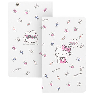 

Excellent Hello Kitty series Huawei M3 protective cover cartoon protection shell intelligent sleep leather belt fun bow