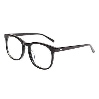 

Wooden ninety round M11046C1 classic wild modeling glasses frame men and women trend models glasses frame black