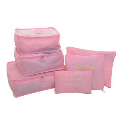 

BANJINI BATHROOM BAGS TRAVEL TRAINING BAG 6 pcs PACKAGE PACKING BAG SET LARGE CONNECTED RUBBING BAGS BAGS BZN100034