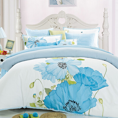 

TEVEL cotton floral print bed set/bed kit (duvetcover/bed sheet/pillowcase