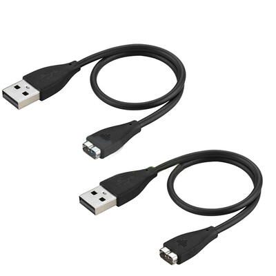

2 PCS USB Charging Cable Cord Charger For Fitbit Charge HR Bracelet Wristband 580282
