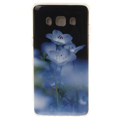 

Blue flower Pattern Soft Thin TPU Rubber Silicone Gel Case Cover for SAMSUNG GALAXY A5 2016A510