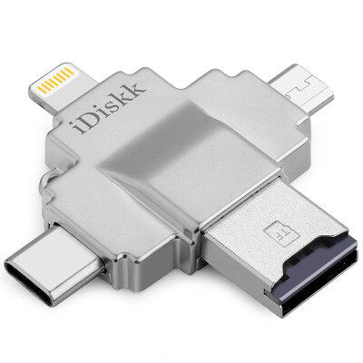 

iDiskk R003 кард-ридер Apple MFi сертификация iphone / Andrew OTG / Typ-c / computer four с кард-ридером