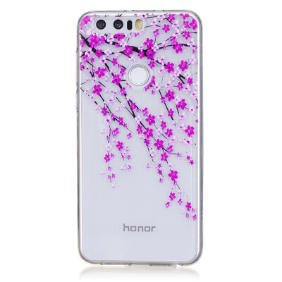 

Pick flowers Dress girl Pattern Soft Thin TPU Rubber Silicone Gel Case Cover for HUAWEI Honor 8