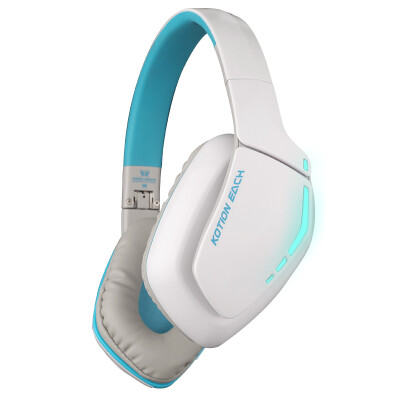 

KOTION EACH B3506 headset mobile phone tablet notebook wireless Bluetooth headset music game sports white blue