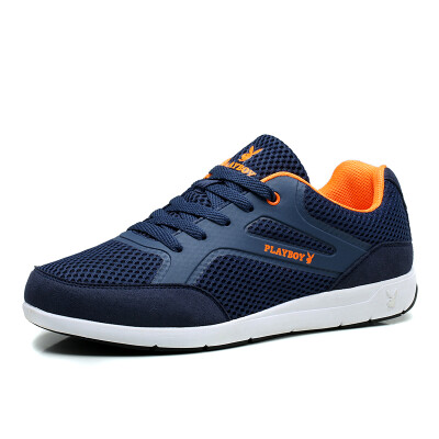 

Playboy (PLAYBOY) casual shoes fashion mesh jogging shoes outdoor sports shoes DS61005 dark blue (double) 41