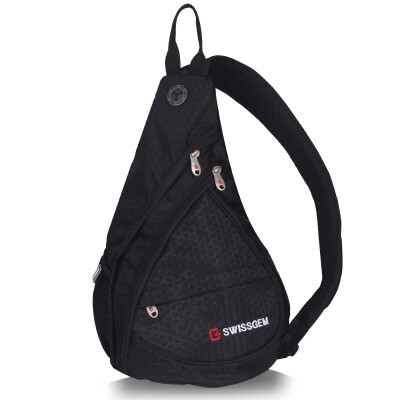 

Jingdong Supermarket] SVVISSGEM Throttle Upgrade Edition Triangle Pack Water Drops Fashion Casual Shoulder Bag Male Female Outdoor Travel Messenger Bag Bust Bag SA-9966II Rose