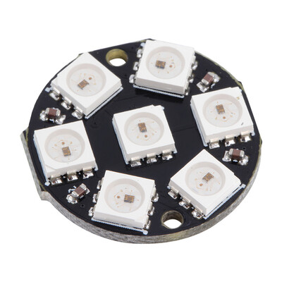 

WS2812 5050 RGB Built-in LED 7 Colorful LED Round-Shaped Module for Arduino