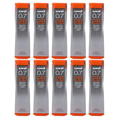 

Мицубиси (Uni) UNI0.7-202ND активного нано свинец механического карандаша 2B Заправка свинца 0,7 мм (10 палочек)