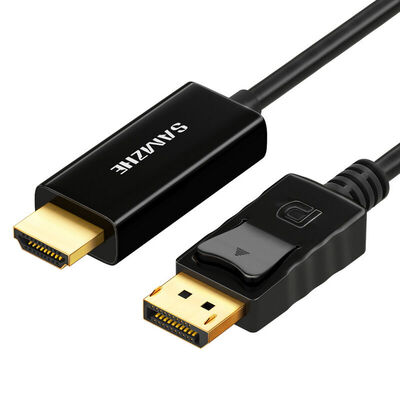 

Shanze (SAMZHE) ZJX-33 DP революция Кабель HDMI DisplayPort переключатель hdmi мужской к общественному конверсионному кабелю компьютер TV видео кабель 3M черный