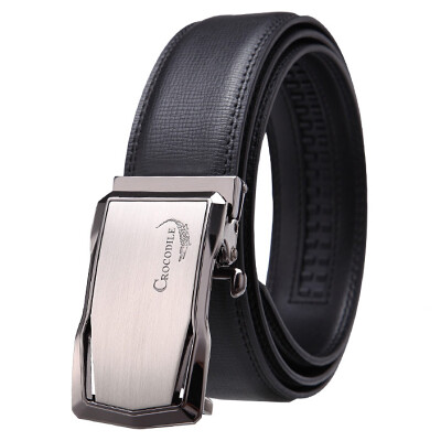 

Crocodile (CROCODILE) Men's Business Leather Belt Automatic Belt 13672091-01 Black