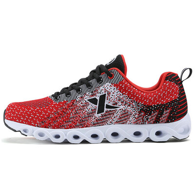 

XTEP) sports shoes breathable fashion lightweight wear-resistant shock-absorbing mesh casual men's running shoes 983219119188 gray black 43 yards