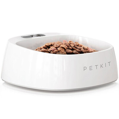 

Xiaopei petkit pet intelligent antibacterial weighing dog food bowl cat bowl dog bowl dog pot cat rice bowl supplies enamel white