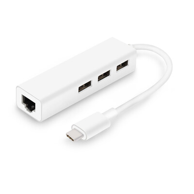 

Fergie Kepe cabos F04602 Apple notebook macbook 12 inch USB31 adapter Type-C network card Ethernet line interface switch hub30 version of white