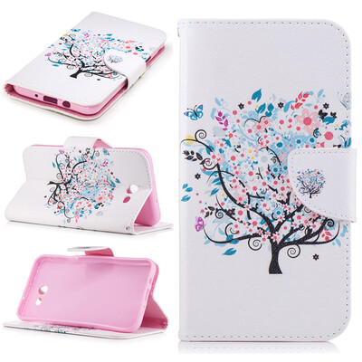 

Small tree Design PU Leather Flip Cover Wallet Card Holder Case for SAMSUNG Galaxy J7 2017J727P
