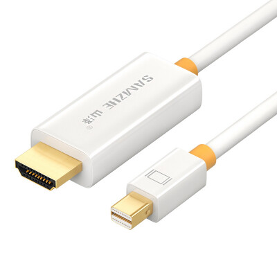 

Shanze (SAMZHE) ZJX-290 Mini DP to HDMI конверсионная линия Mini Displayport адаптер кабель Apple MacBook молния интерфейс с проектором белый 3 метра