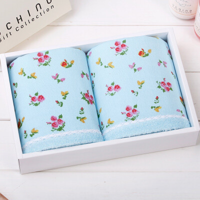 

Japan Uchino (UCHINO) elegant rose 2 sets of towels gift box cotton quality gauze material elegant elegant P pink 26.5 * 18.3 * 6cm