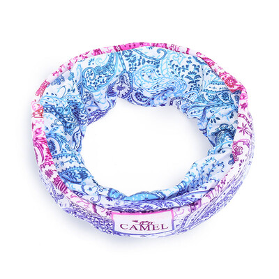 

Camel CAMEL outdoor headscarf sports multi-purpose scarf travel ride comfortable magic headscarf A7S3J2103 blue violet