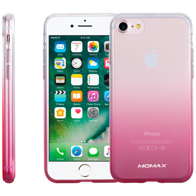 

MOMAX (MOMAX) iPhone7 / 8 корпус мобильного телефона Apple 7/8 корпус телефона защитная крышка ТПУ материал все включено борьба мягкая оболочка 4,7 дюйма градиент порошок