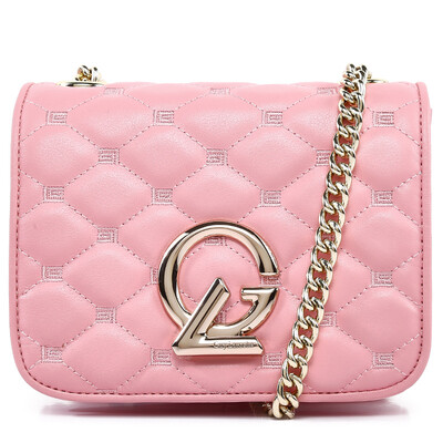 

Jiu Long snow guy laroche ladies leather checkered chain fashion business women bag small packet small GS1280022-20 pink