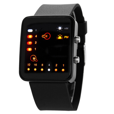 

MyMei 2016 New LED Watch Water Resistant Rubber Strap LED Lamp Display Digital