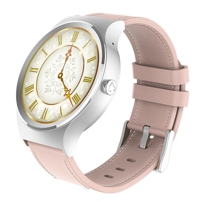 

TOMOON T-ripple Plus smart watch pink silver tomos system sapphire screen sweep code payment call phone waterproof step heart rate DIY dial