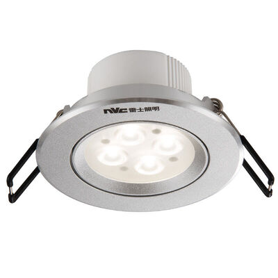 

NVC NVC Освещение Светодиодный прожектор Downlight Потолочный светильник Алюминиевый песок Серебристый 3W Белый Белый 6000K Открытый 7-7,5 см