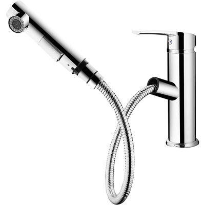 

Olin OULIN OLMPUC601 round basin under the basin leading copper casting two-stage water pumping hot&cold water faucet