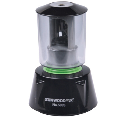 

Miki SUNWOOD 5935 USB electric pencil sharpener student office pencil sharpener pencil sharpener battery power dual drive green
