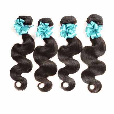 

Indian body wave virgin hair 4 bundles virgin indian hair weft unprocessed remy human hair weave indian wet and wavy virgin hair