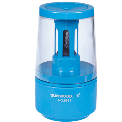

Miki SUNWOOD 5931 USB electric pencil sharpener student office pencil pencil pencil sharpener alloy steel hob pencil sharpener blue
