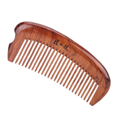 

Jingdong Supermarket Carpenter Technology MrGreen -7108 Suan Mu comb combs straight hair small comb massage dense tooth comb