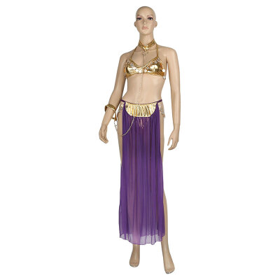 

JNTworld Women Sexy Costume Halloween Fancy Dress Arabian Belly Dance Skirt Cosplay Dance Wear