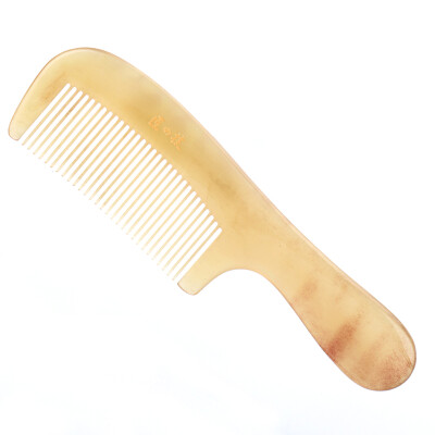 

Jingdong Supermarket] Carpenter Technology (Mr.Green) -7011 yellow and white horn comb portable massage head comb gift gift children comb